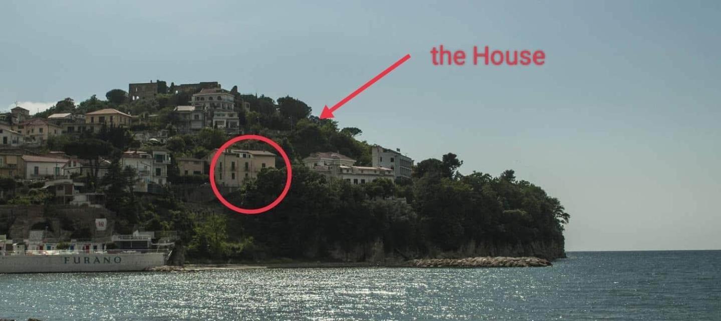 Panoramic Apartments In Villa In Center "The Beach And The Cliff" 1 Agropoli Exteriör bild