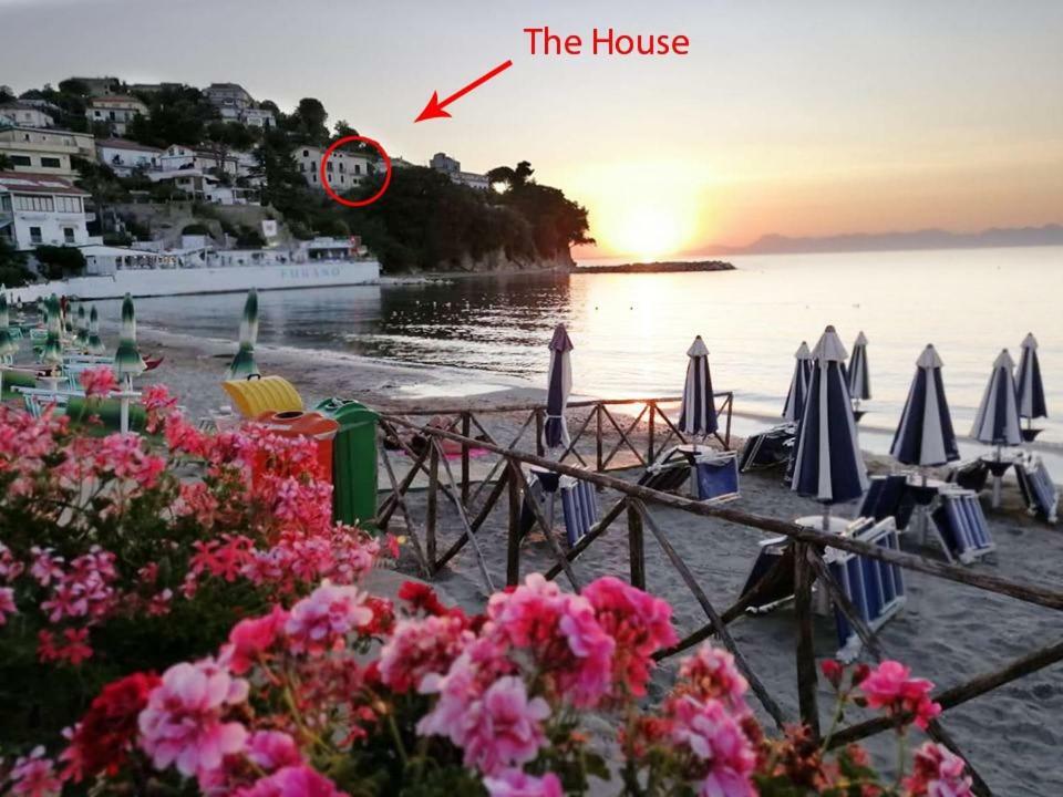 Panoramic Apartments In Villa In Center "The Beach And The Cliff" 1 Agropoli Exteriör bild